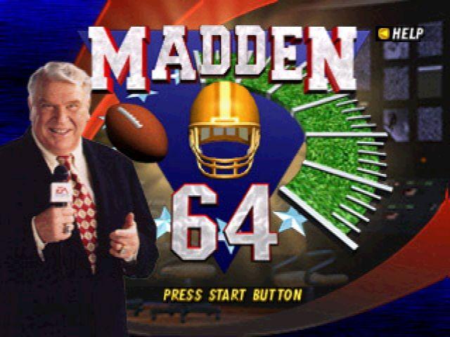 Portada de Madden Football 64