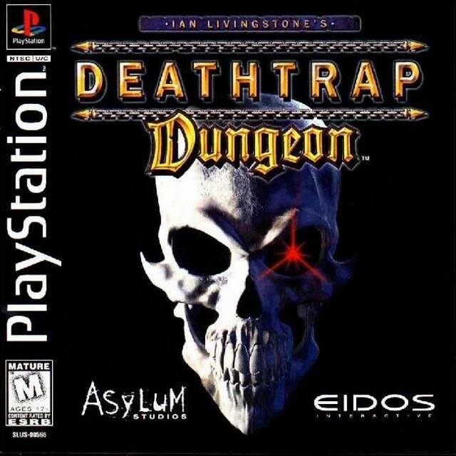 Portada de Deathtrap Dungeon