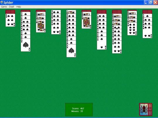 Portada de Spider Solitaire (Microsoft)
