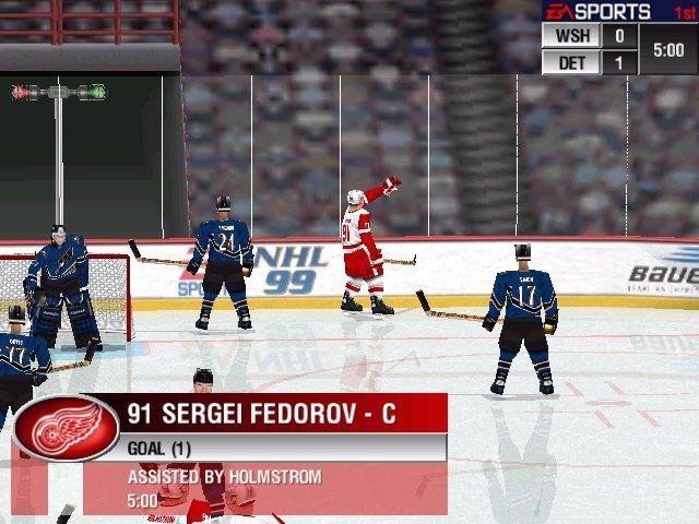 Portada de NHL 99