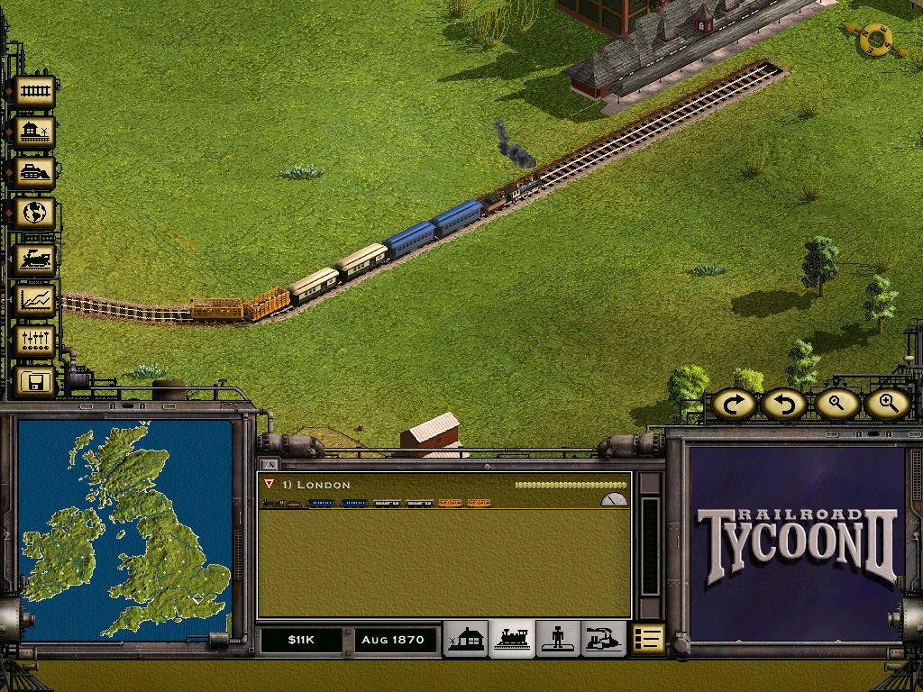 Portada de Railroad Tycoon II