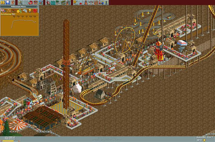 Portada de RollerCoaster Tycoon: Deluxe