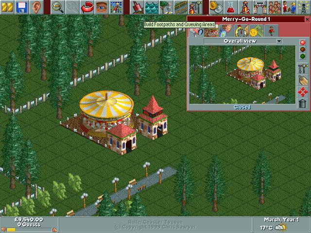 Portada de RollerCoaster Tycoon