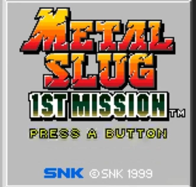 Portada de Metal Slug: 1st Mission