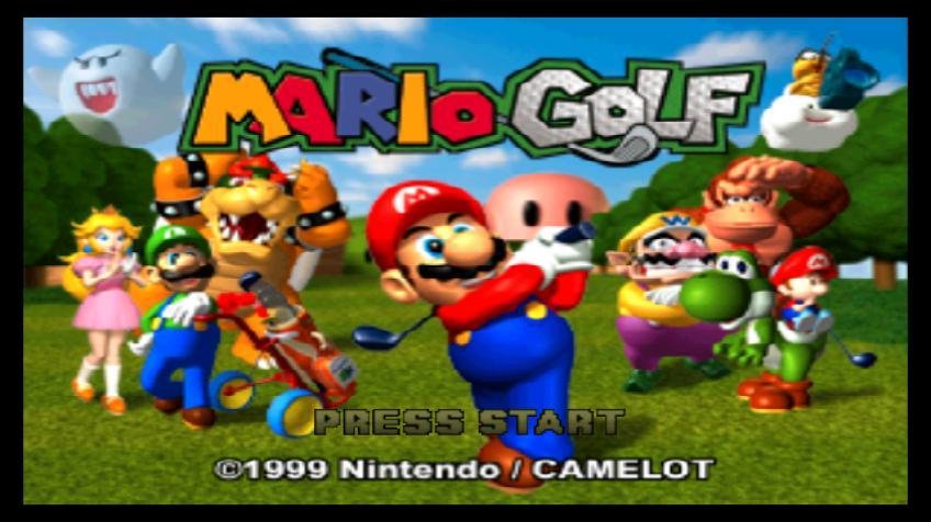 Portada de Mario Golf (1999)