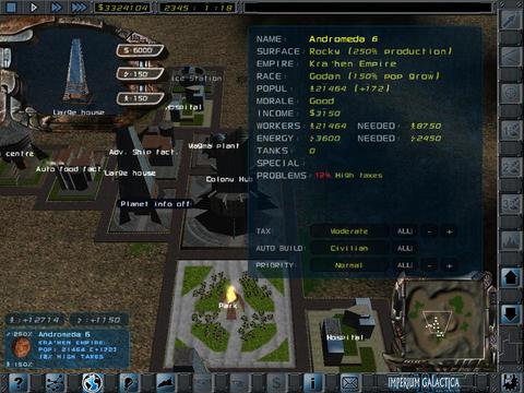 Portada de Imperium Galactica II