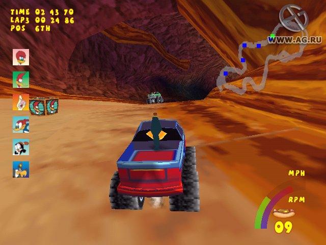 Portada de Woody Woodpecker Racing