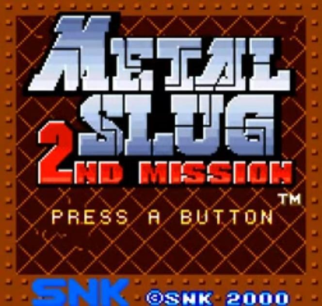 Portada de Metal Slug: 2nd Mission