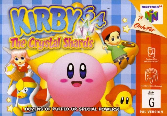 Portada de Kirby 64: The Crystal Shards