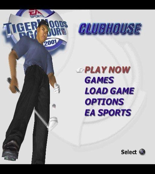 Portada de Tiger Woods PGA Tour 2001
