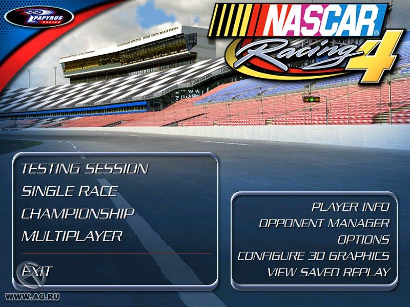 Portada de NASCAR Racing 4