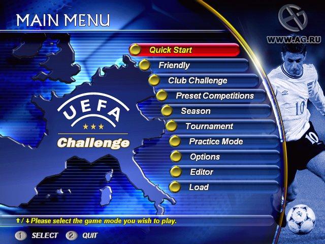Portada de UEFA Challenge