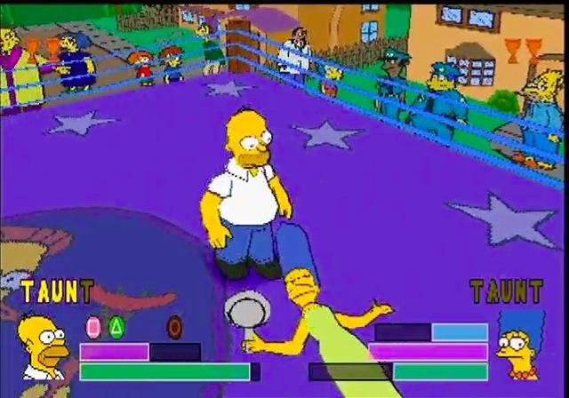 Portada de The Simpsons Wrestling