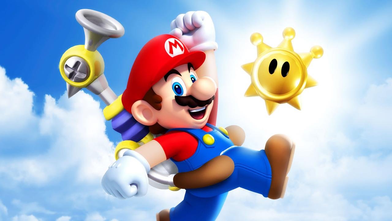 Portada de Super Mario Sunshine