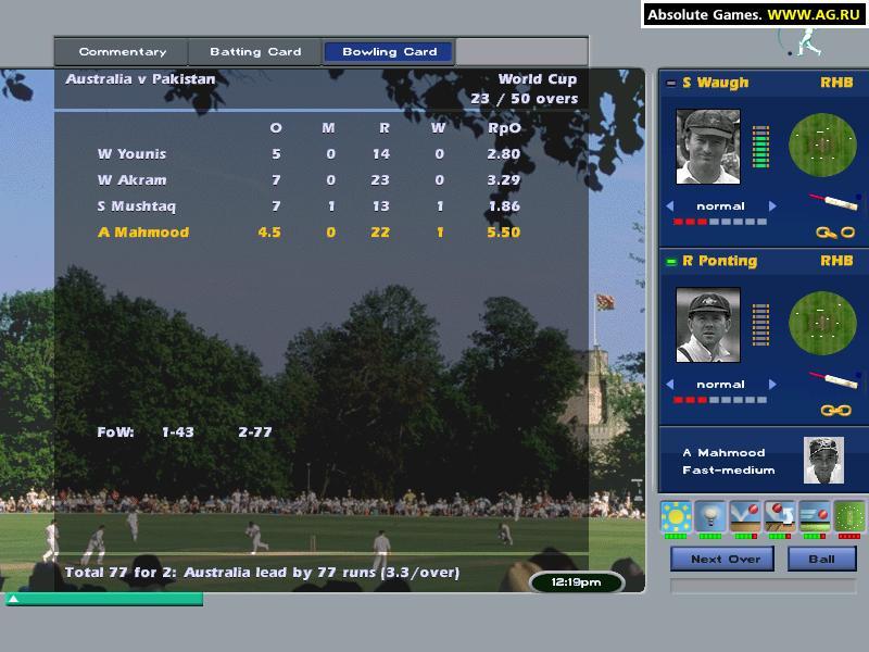 Portada de International Cricket Captain 2002