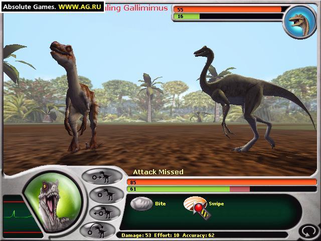 Portada de Jurassic Park: Dinosaur Battles