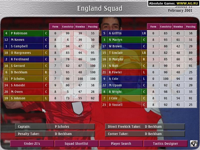 Portada de Sven-Göran Eriksson's World Manager
