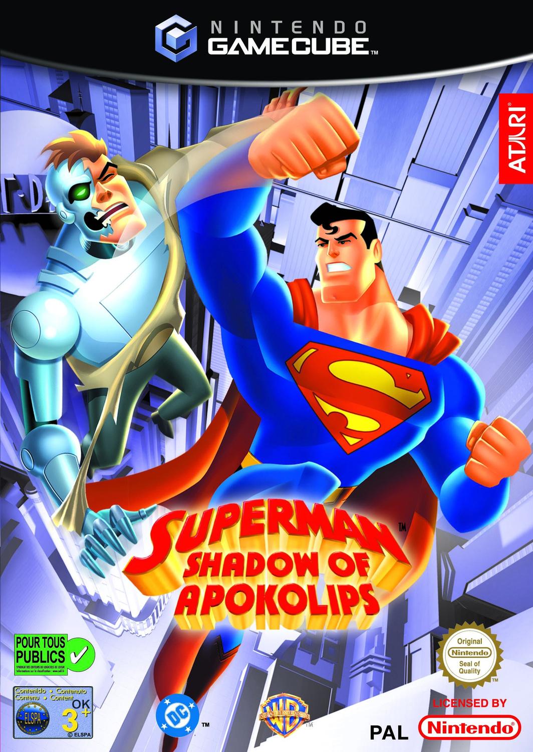Portada de Superman: Shadow of Apokolips