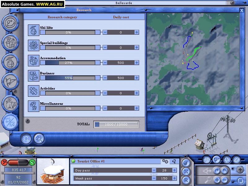 Portada de Ski Park Manager 2003