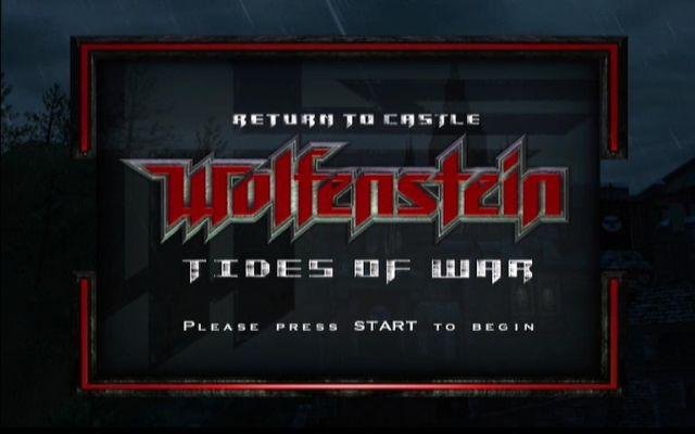 Portada de Return to Castle Wolfenstein: Tides of War