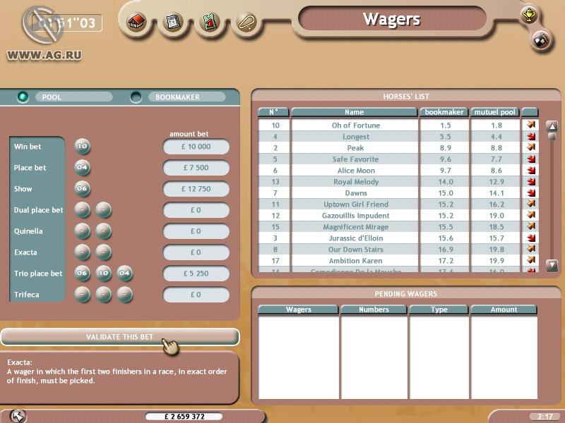 Portada de Horse Racing Manager
