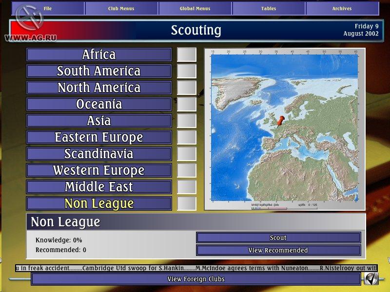 Portada de Alex Ferguson's Player Manager 2003