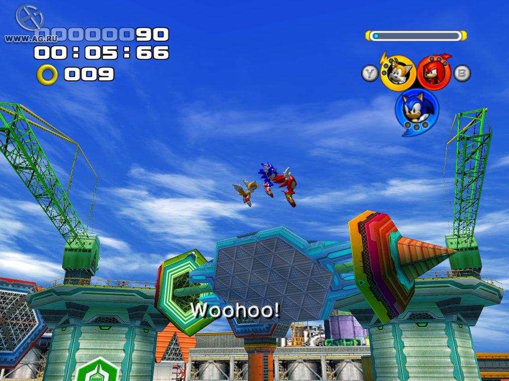 Portada de Sonic Heroes
