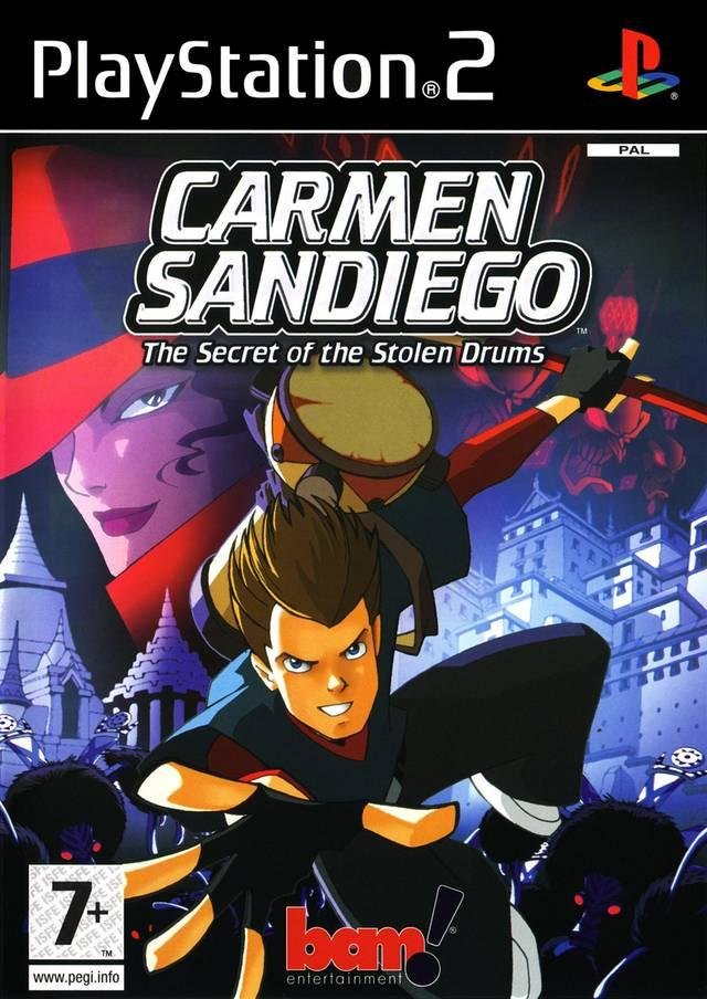 Portada de Carmen Sandiego: The Secret of the Stolen Drums