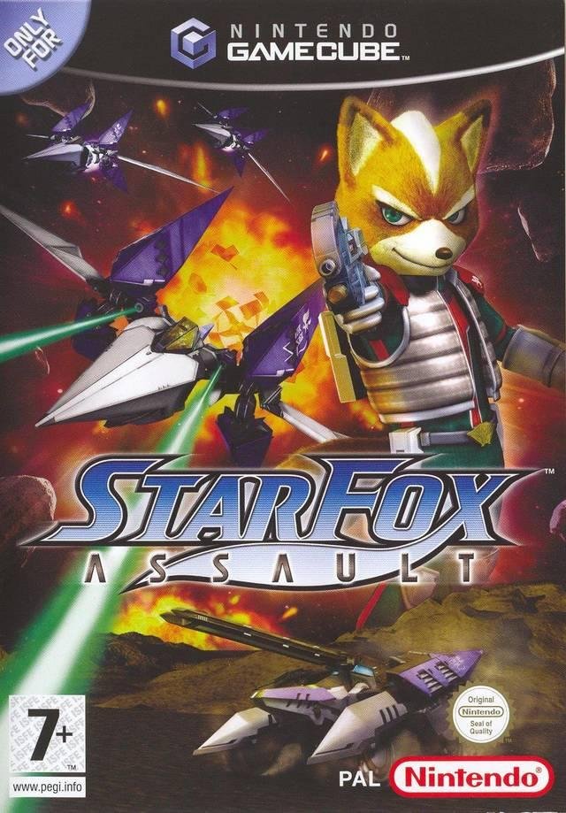 Portada de Star Fox Assault (2005)