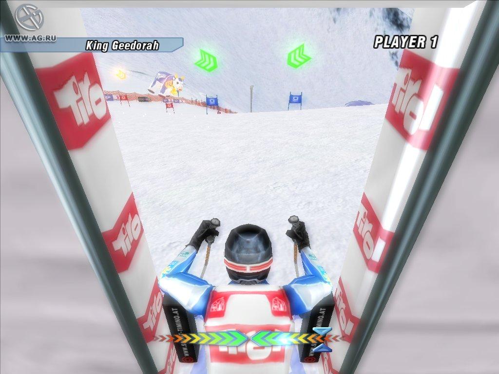 Portada de Ski Racing 2005 featuring Hermann Maier