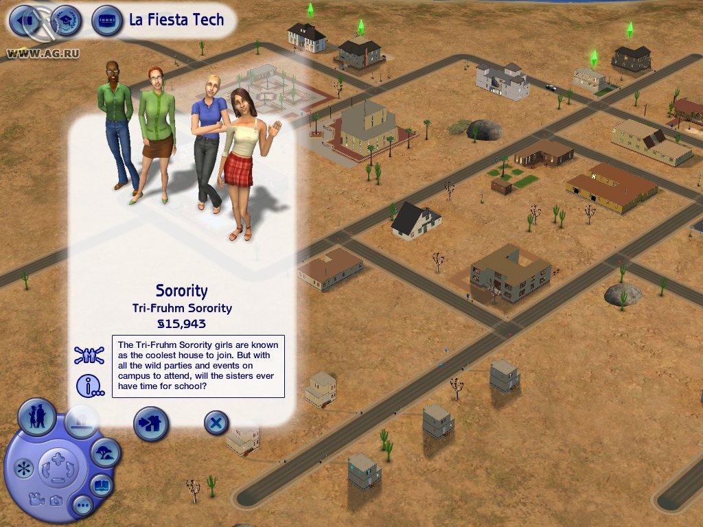 Portada de The Sims 2: University