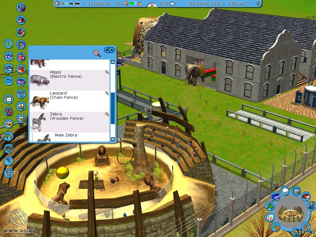 Portada de RollerCoaster Tycoon 3: Wild!