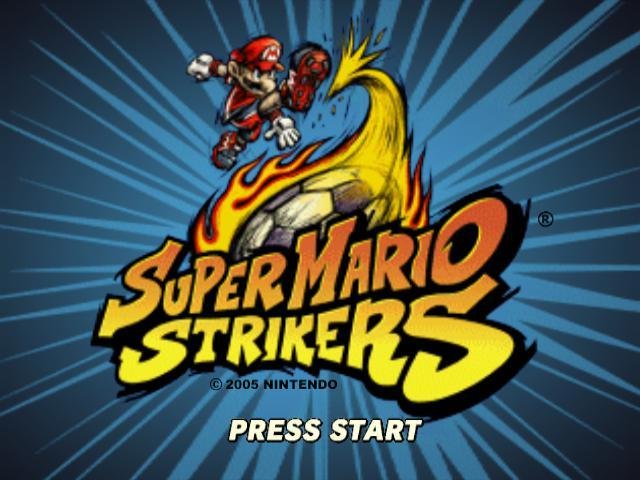 Portada de Super Mario Strikers