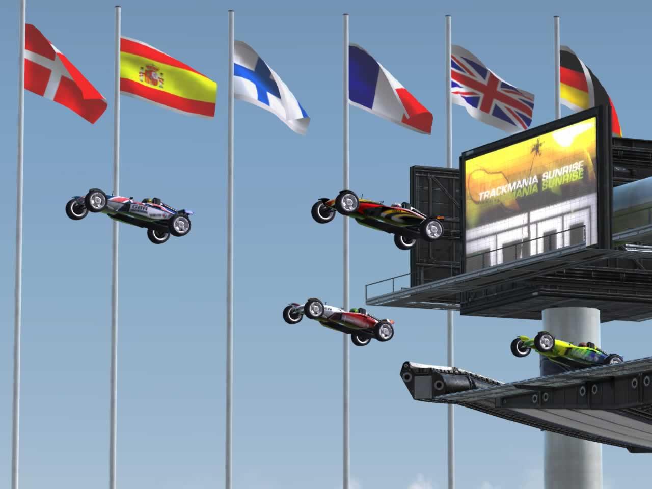 Portada de TrackMania Nations