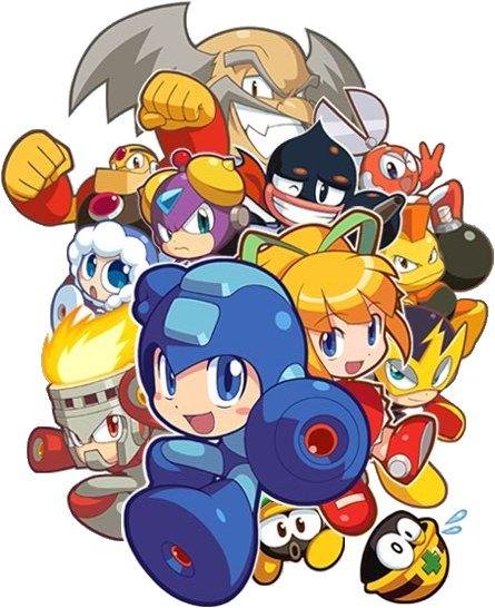 Portada de MegaMan Powered Up