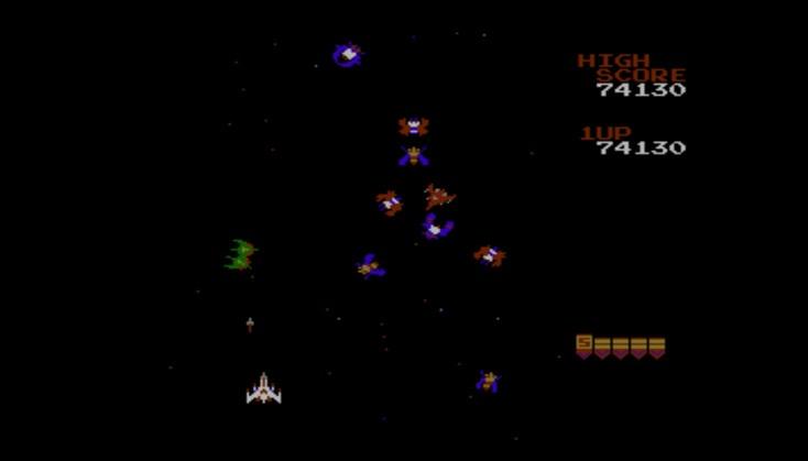Portada de Galaga