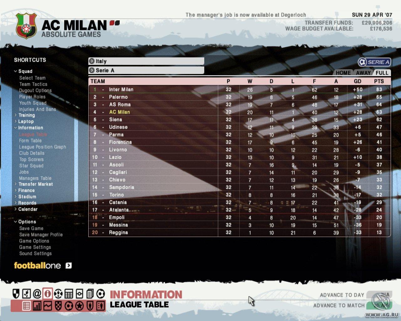 Portada de LMA Manager 2007