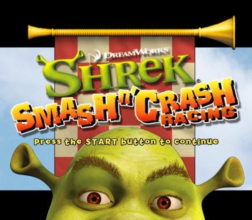 Portada de Shrek Smash n' Crash Racing