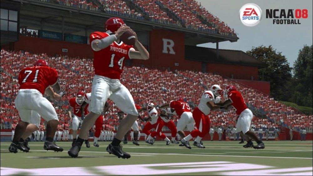 Portada de NCAA Football 08