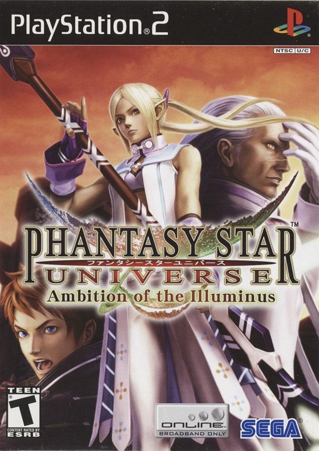 Portada de Phantasy Star Universe: Ambition of the Illuminus