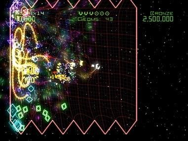 Portada de Geometry Wars: Galaxies