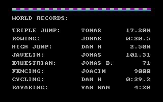 Portada de Summer Games II