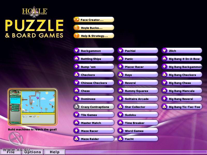 Portada de Hoyle Puzzle & Board Games (2009)
