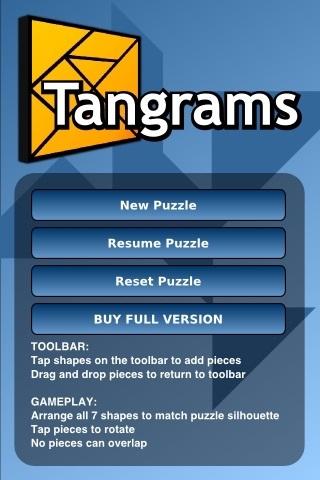 Portada de Tangrams Lite