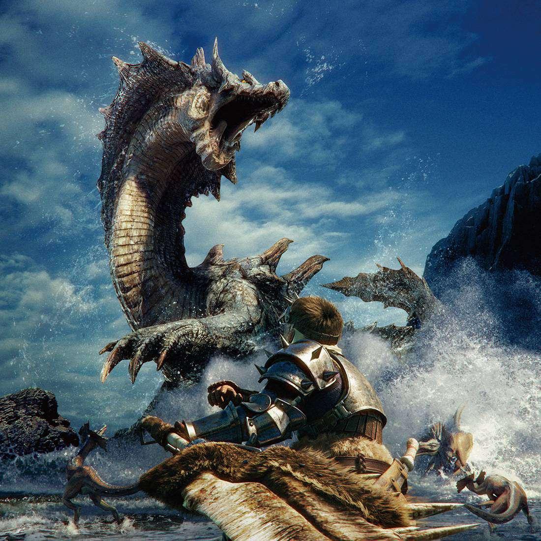 Portada de Monster Hunter Tri