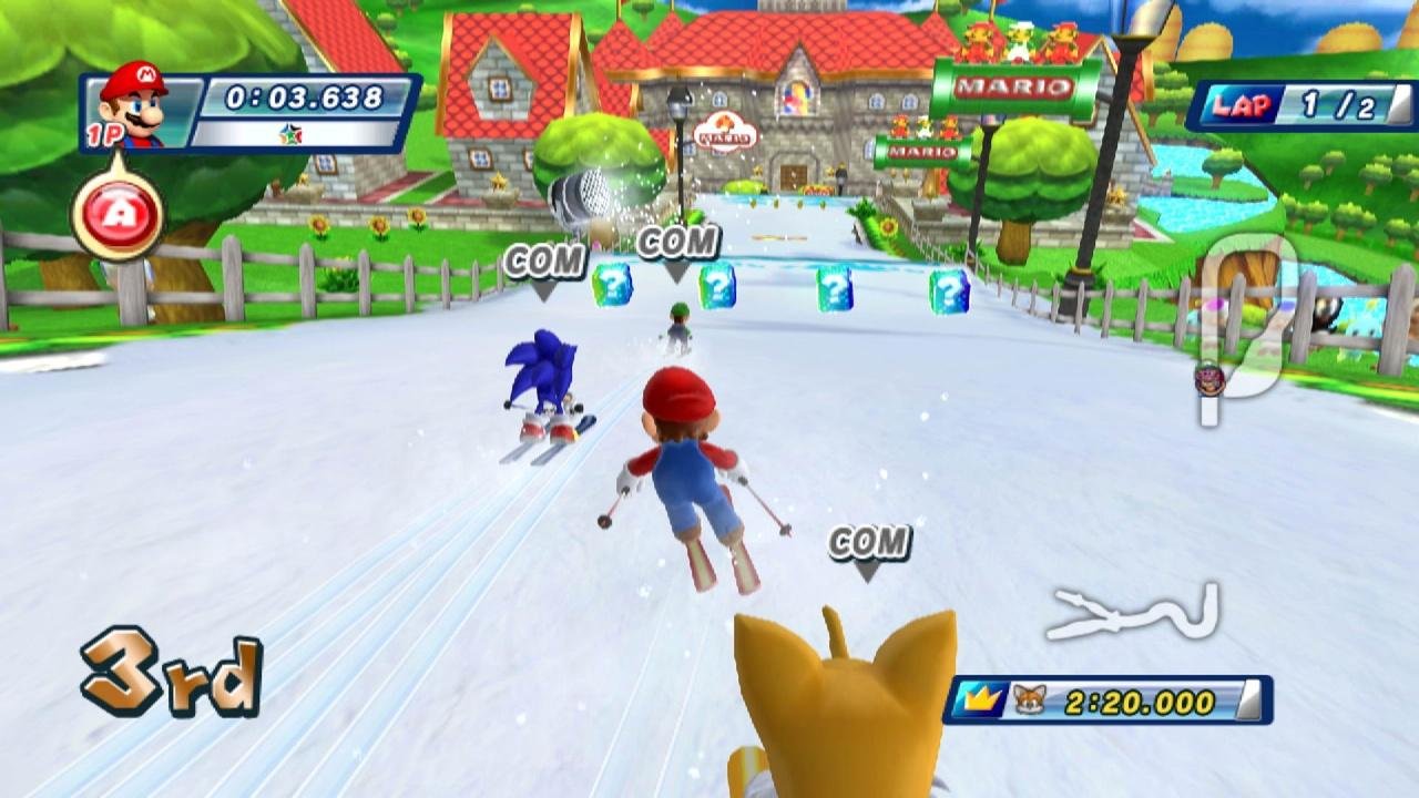 Portada de Mario and Sonic at the Olympic Winter Games