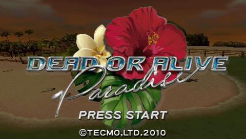 Portada de DEAD OR ALIVE Paradise