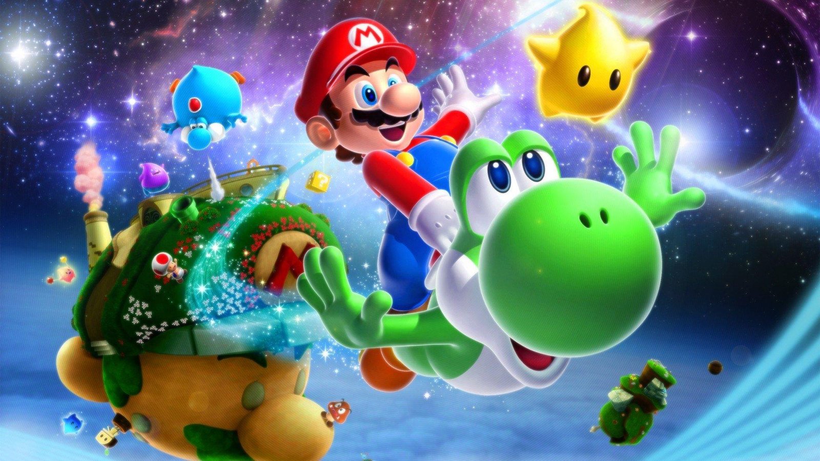 Portada de Super Mario Galaxy 2