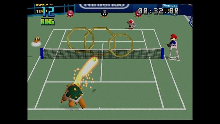 Portada de Mario Tennis