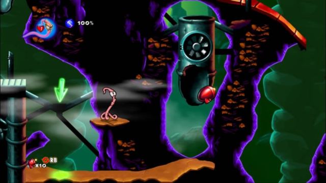 Portada de Earthworm Jim HD